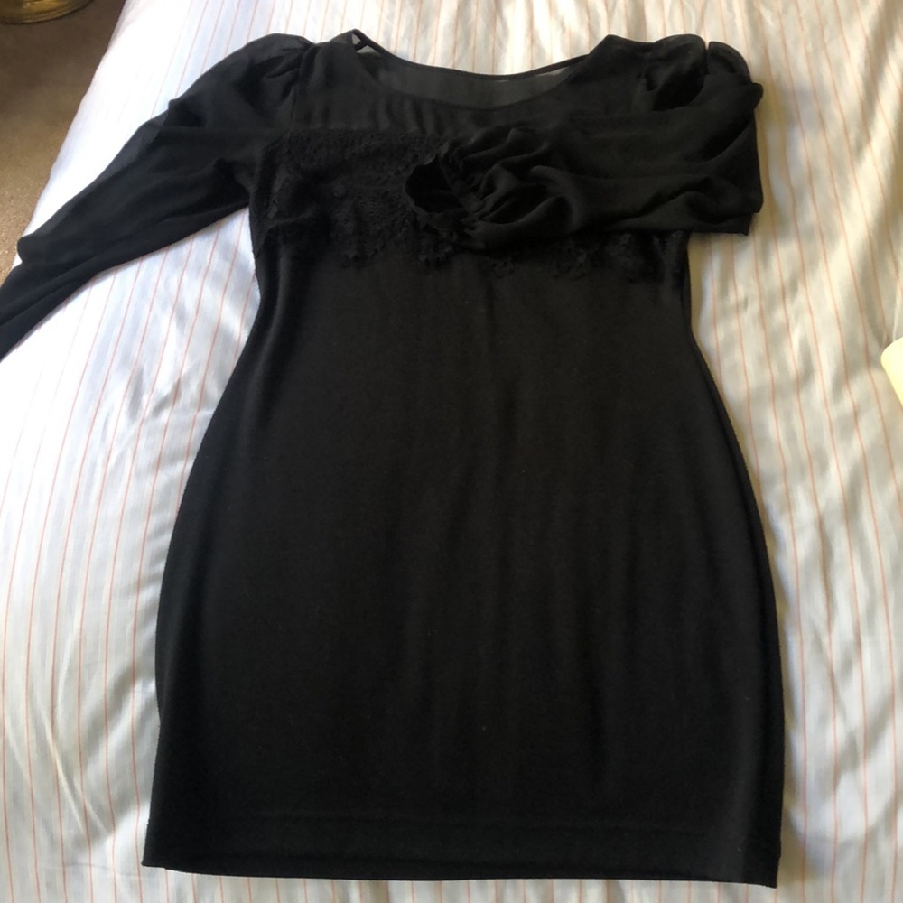 Lipsy Co Uk Black Dress Made In Uk View 4